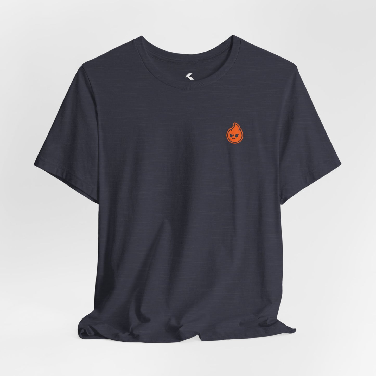 Fire The Flame Outline Tee — Minimal Graphic T-Shirt