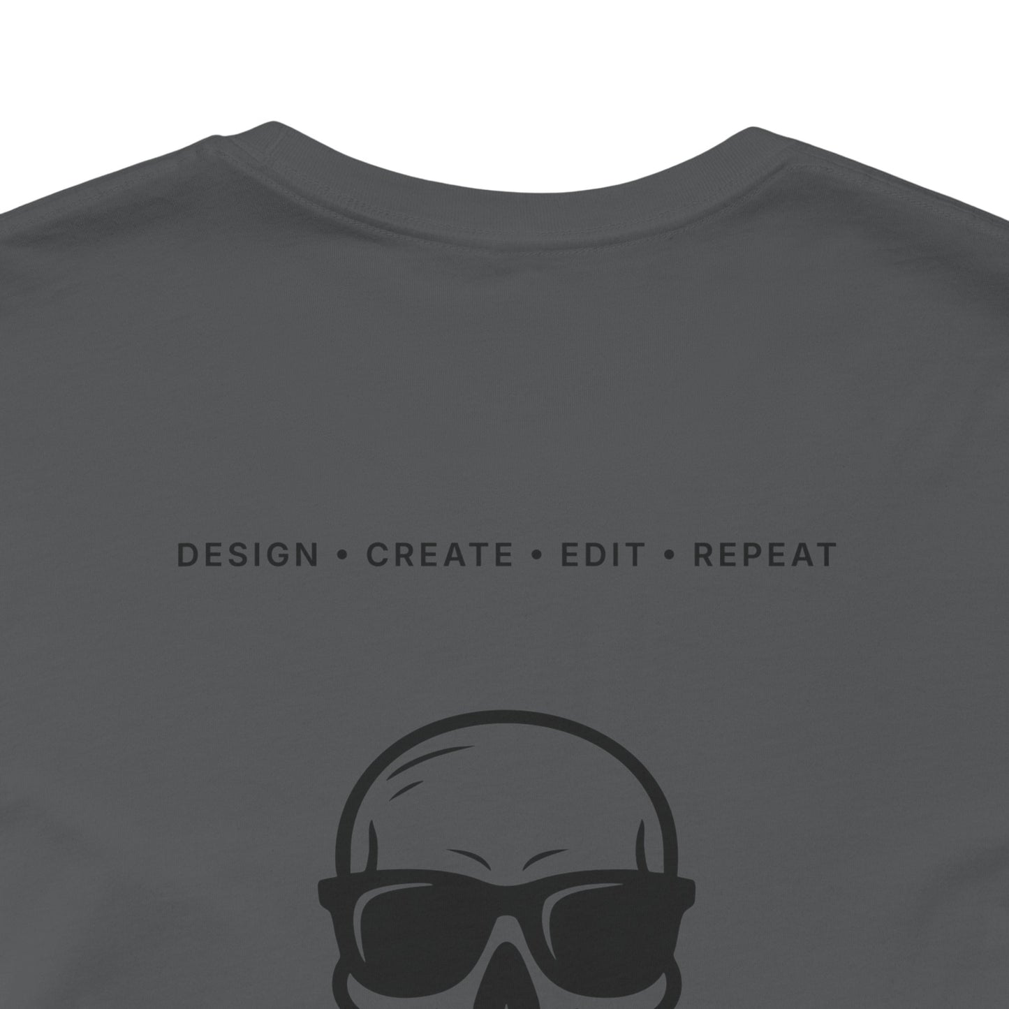 CRIBE Skull Outline Tee — Minimal Graphic T-Shirt