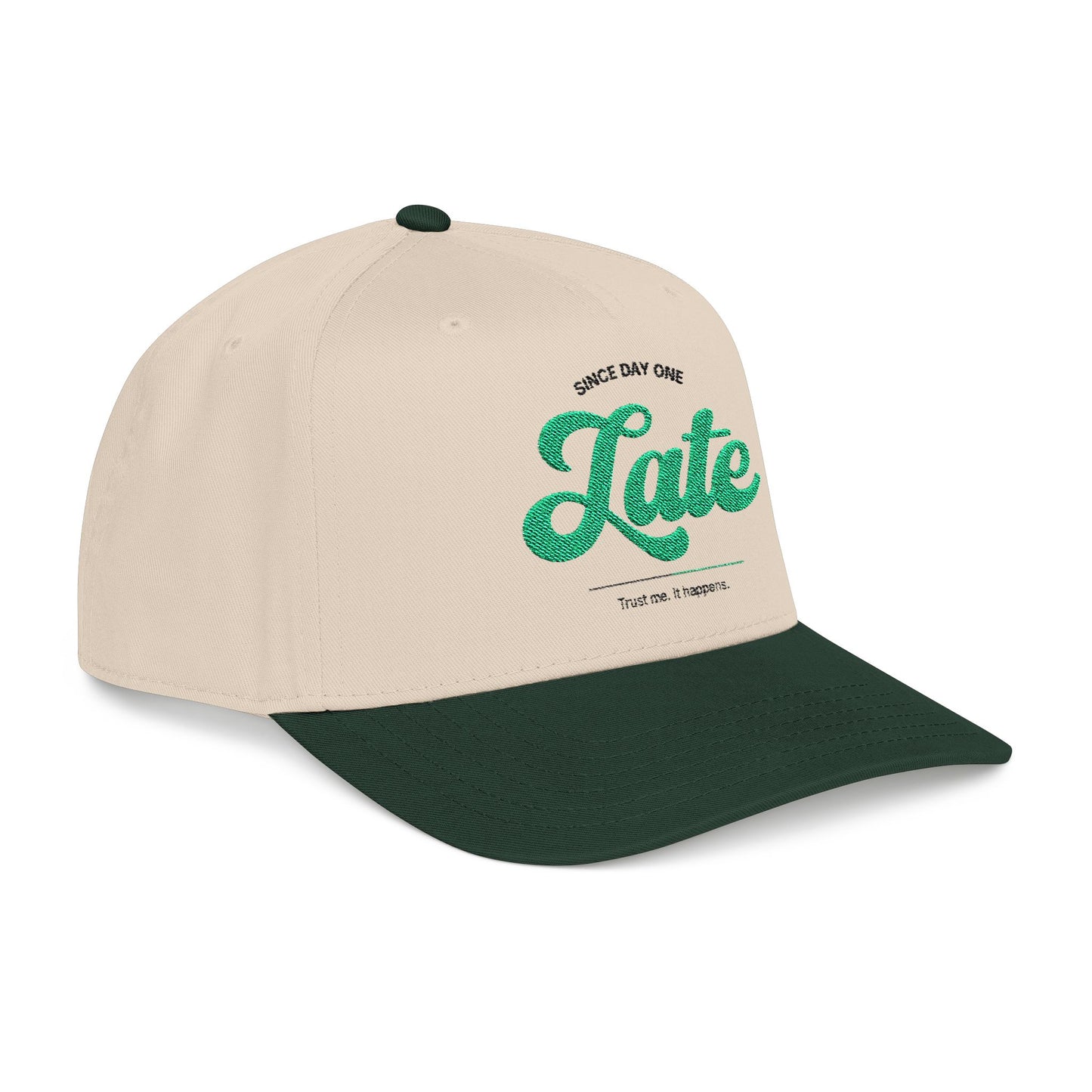 LATE Embroidered Retro Hat