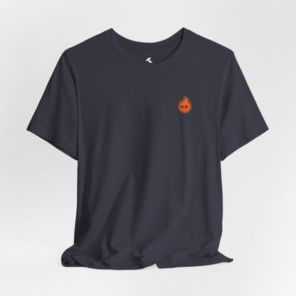 Fire The Flame Outline Tee — Minimal Graphic T-Shirt