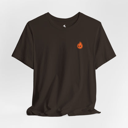 Fire The Flame Outline Tee — Minimal Graphic T-Shirt