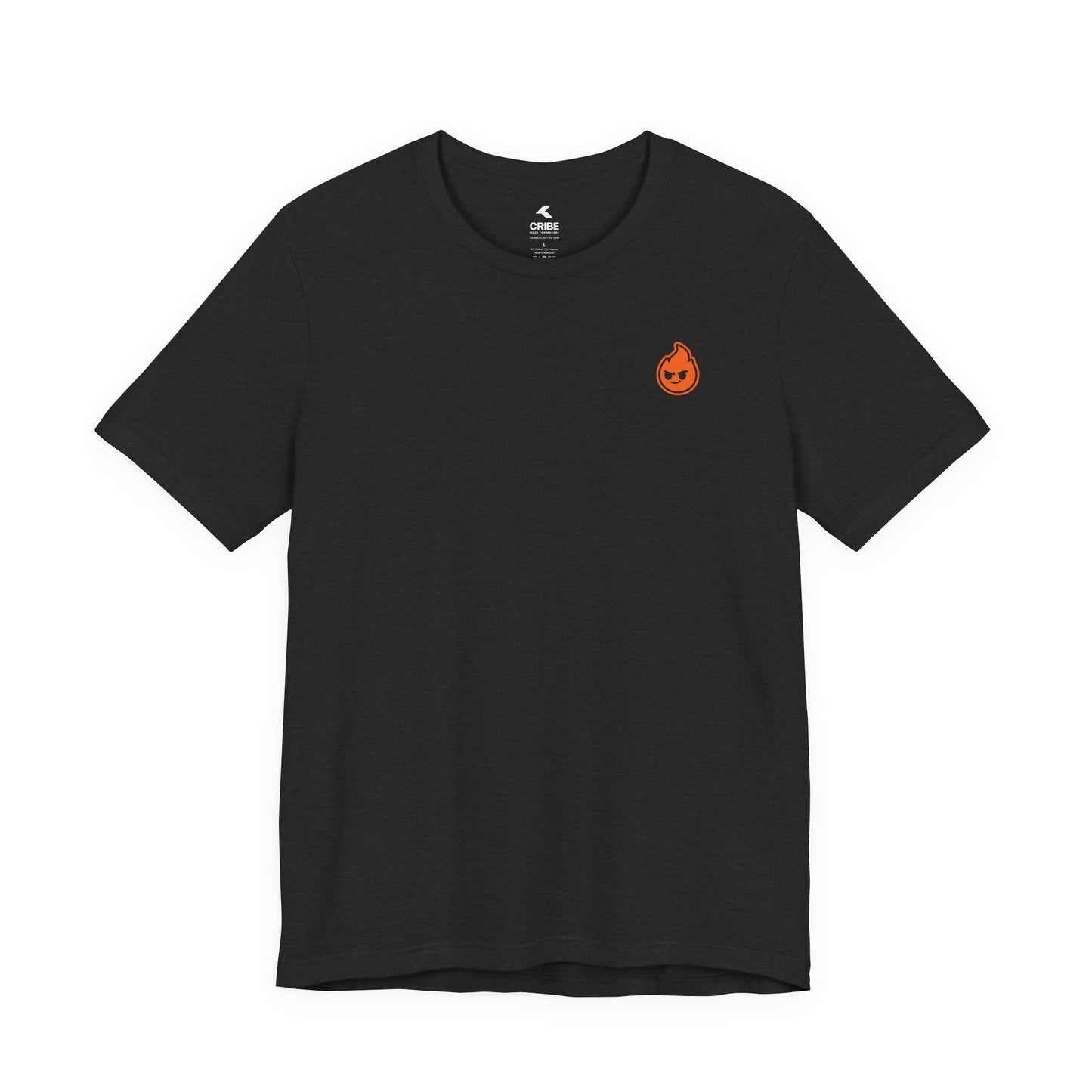 Fire The Flame Outline Tee — Minimal Graphic T-Shirt