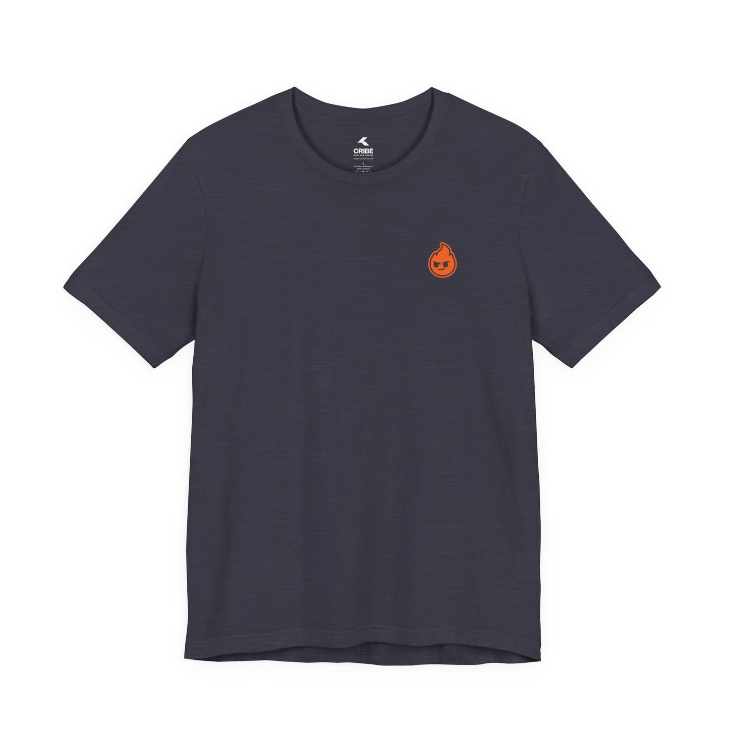 Fire The Flame Outline Tee — Minimal Graphic T-Shirt