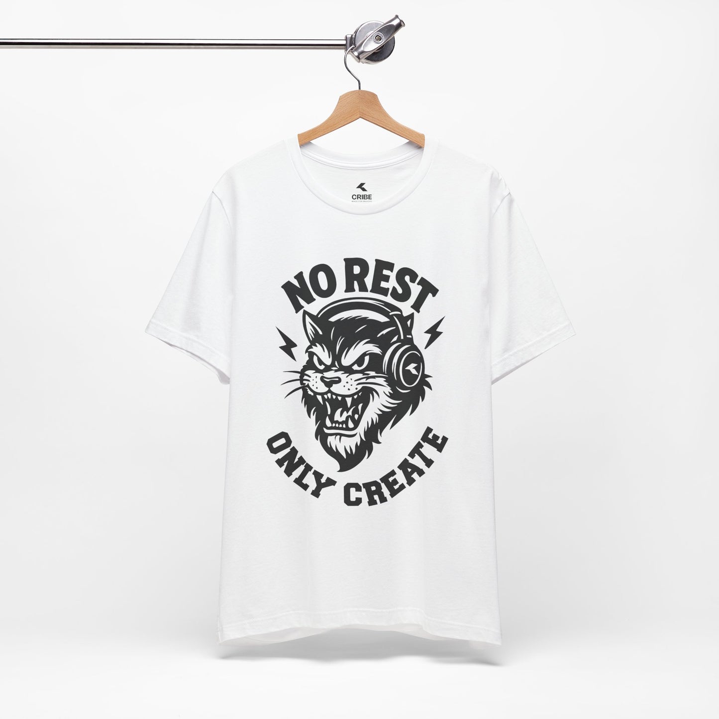 No Rest Only Create Cat — Creative Hustle T-Shirt
