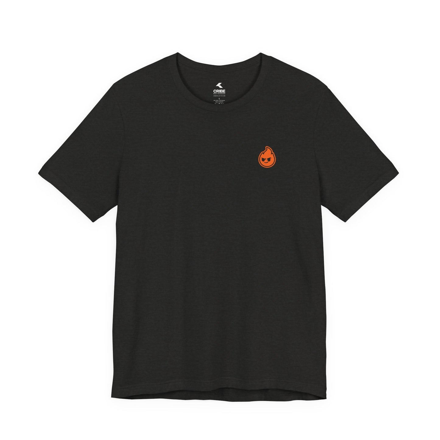 Fire The Flame Outline Tee — Minimal Graphic T-Shirt