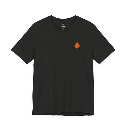 Fire The Flame Outline Tee — Minimal Graphic T-Shirt