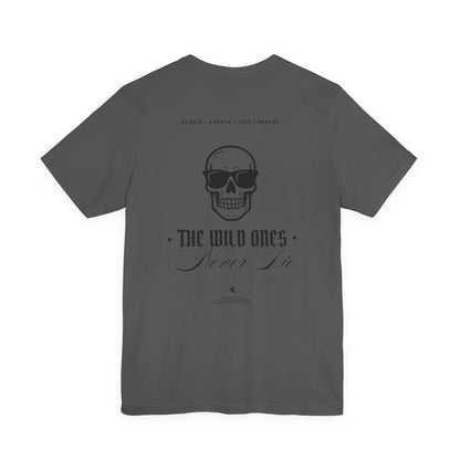 CRIBE Skull Outline Tee — Minimal Graphic T-Shirt
