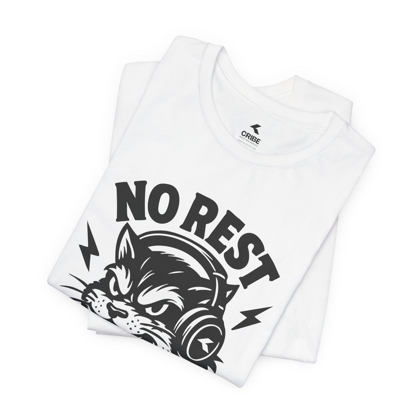 No Rest Only Create Cat — Creative Hustle T-Shirt