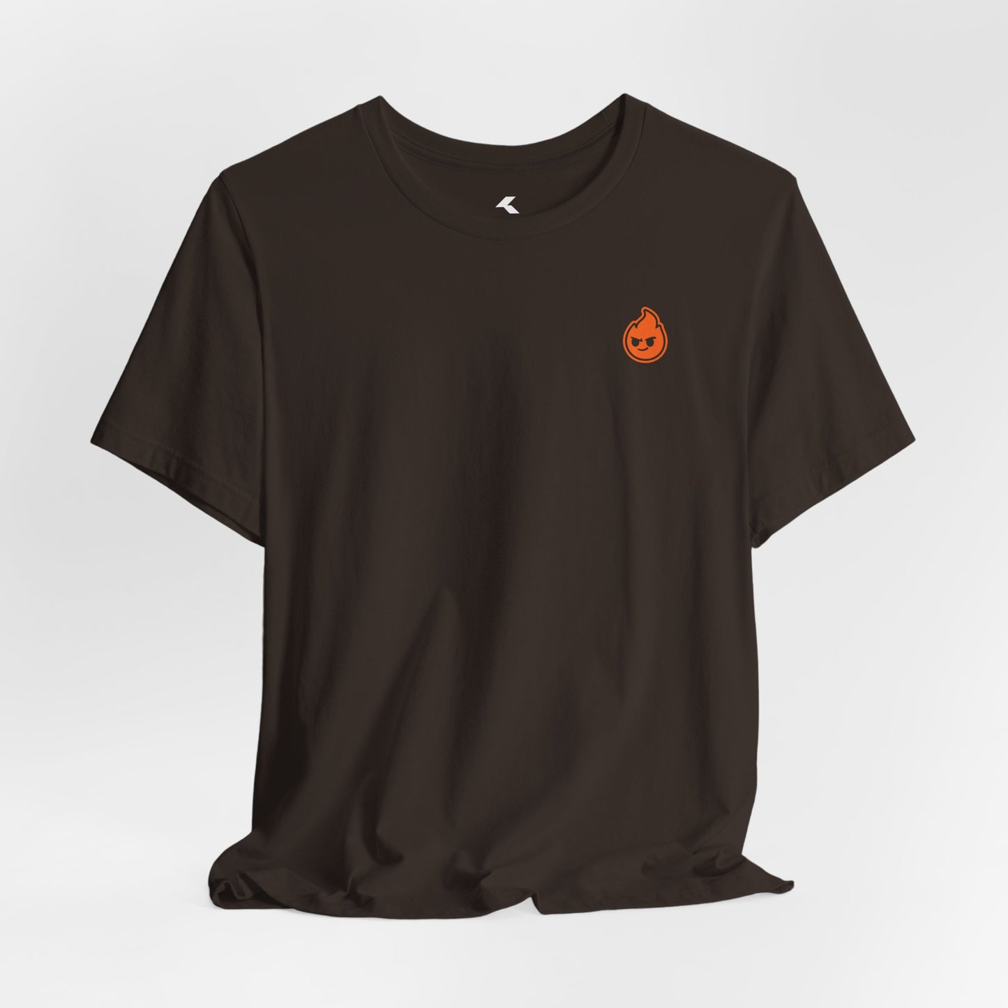 Fire The Flame Outline Tee — Minimal Graphic T-Shirt