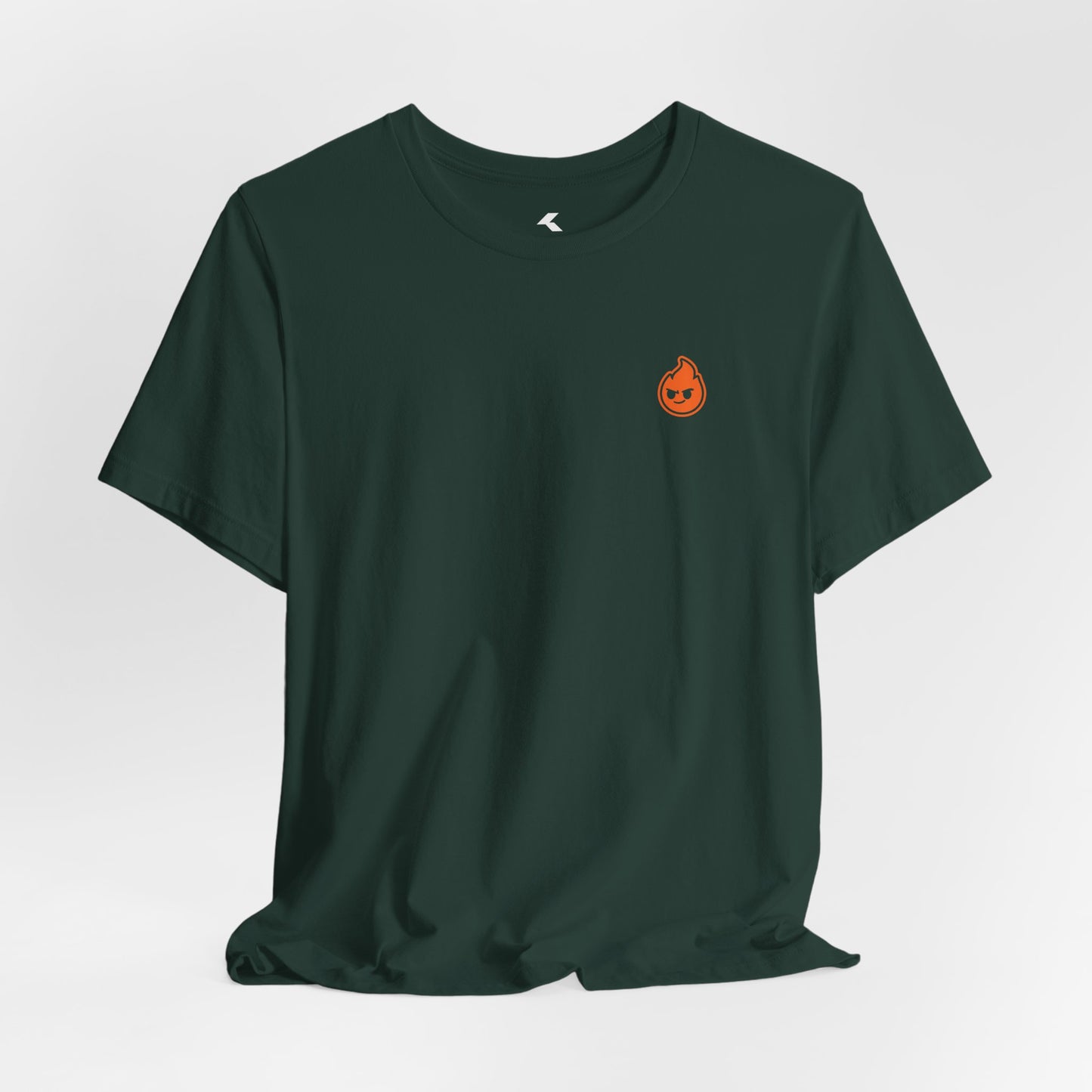 Fire The Flame Outline Tee — Minimal Graphic T-Shirt