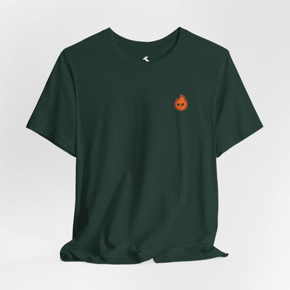 Fire The Flame Outline Tee — Minimal Graphic T-Shirt