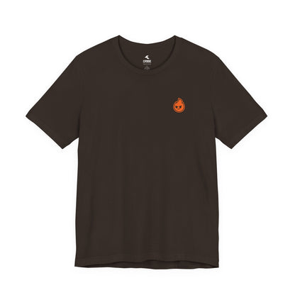 Fire The Flame Outline Tee — Minimal Graphic T-Shirt