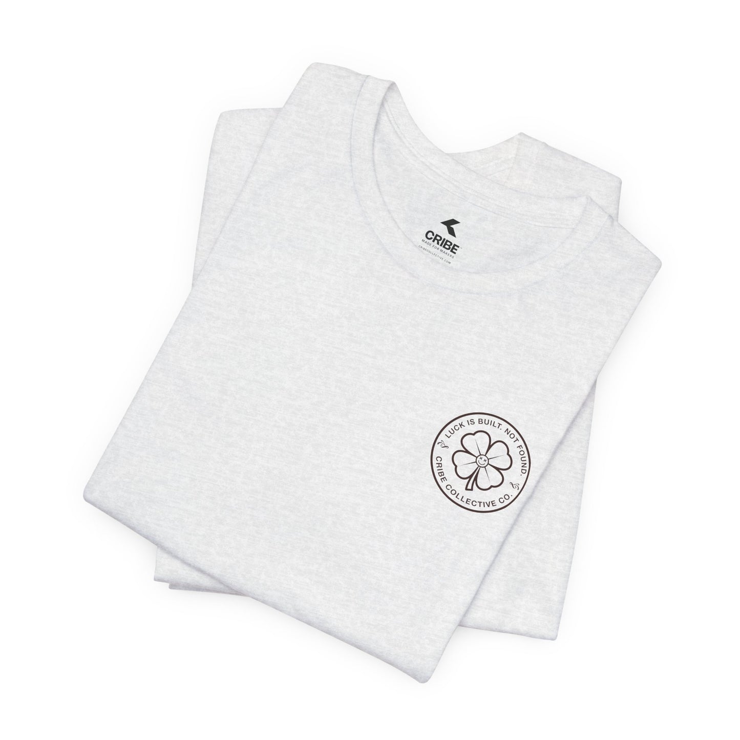 Make your OWN LUCK Outline Tee — Minimal Graphic T-Shirt