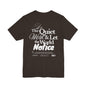 Do the Quiet Work Outline Tee — Minimal Graphic T-Shirt