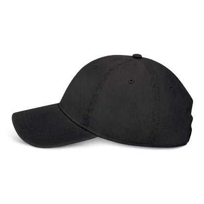 OFFLINE Embroidered Denim Hat — Casual Black Baseball Cap