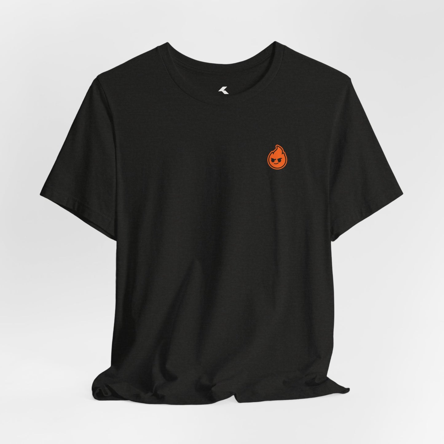 Fire The Flame Outline Tee — Minimal Graphic T-Shirt